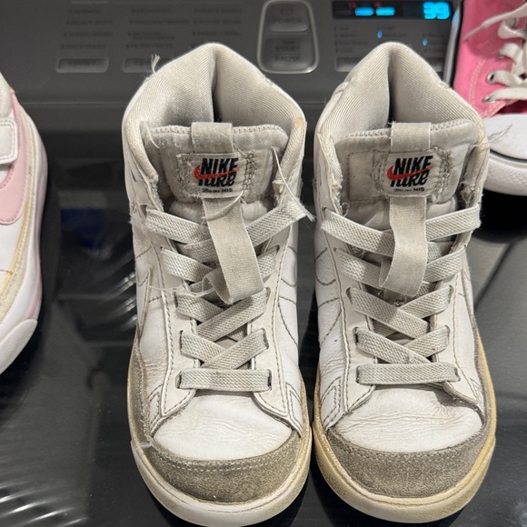 Converse Kids Sneakers - White and Pink - Picture 5 of 11